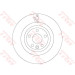 Bremsscheibe Jaguar T. F-Pace 2.0-3.0 D 15 TRW SINGLE DF6706S