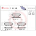 BREMBO Bremsklötze VA | TOYOTA Avensis,Verso 09 | P 83 148 BREMBO Bremsklötze VA | TOYOTA Avensis,Verso 09 | P 83 148