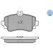 Bremsbelagsatz Db P. W168 A-Klasse | 025 230 7016 Bremsbelagsatz Db P. W168 A-Klasse | 025 230 7016
