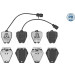 Bremsbelagsatz Vw P. A6 S6 4.2 Quattro 94-97 | 025 214 5218/PD Bremsbelagsatz Vw P. A6 S6 4.2 Quattro 94-97 | 025 214 5218/PD