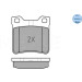 Bremsbelagsatz Db T. Vito 108-114 02/96- Mit Sensor | 025 219 0417/W Bremsbelagsatz Db T. Vito 108-114 02/96- Mit Sensor | 025 219 0417/W