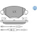 Bremsbelagsatz Citroen P. C5 01- Mit Sensor | 025 232 7717/W Bremsbelagsatz Citroen P. C5 01- Mit Sensor | 025 232 7717/W