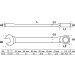 BGS Ratschenring-Maulschlüssel | abwinkelbar | SW 14 mm | 6714 BGS Ratschenring-Maulschlüssel | abwinkelbar | SW 14 mm | 6714