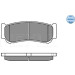 Bremsbelagsatz Hyundai T. Santa Fe 2.2/2.7 06- Mit Sensor | 025 244 8816/W Bremsbelagsatz Hyundai T. Santa Fe 2.2/2.7 06- Mit Sensor | 025 244 8816/W
