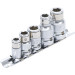 BGS Bit-Adapter-Satz mit Haltekugel | Innenvierkant 6,3 mm (1/4"""") / 10 mm (3/8"""") / 12,5 mm (1/2"""") | 5-tlg | 70103
