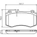 Bremsbelagsatz Db P. W212 09 | 0 986 494 405 Bremsbelagsatz Db P. W212 09 | 0 986 494 405