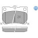 Bremsbelagsatz Lexus T. Gs 300/430 05- Mit Sensor | 025 243 2315/W