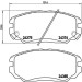 BREMBO Bremsklötze VA | HYUNDAI Grandeur, Sonata 03-12 | P 30 038