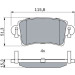 Bremsklötze | RENAULT | 0 986 494 043 Bremsklötze | RENAULT | 0 986 494 043