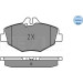 Bremsbelagsatz Db P. W211 02- Mit Sensor | 025 237 4320/W Bremsbelagsatz Db P. W211 02- Mit Sensor | 025 237 4320/W