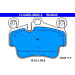 Bremsbelagsatz Porsche P./T. 911 3,6-3,8 04-12 | 13.0460-4842.2 Bremsbelagsatz Porsche P./T. 911 3,6-3,8 04-12 | 13.0460-4842.2