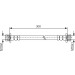 Bremsschlauch | FIAT Sedici OPEL SUZUKI 06-14 | 1 987 481 B31 Bremsschlauch | FIAT Sedici OPEL SUZUKI 06-14 | 1 987 481 B31