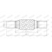 Flexrohr mit Rohr | DM 44 L 410mm Flex 210mm | 1087 Flexrohr mit Rohr | DM 44 L 410mm Flex 210mm | 1087