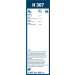 BOSCH | Wischerblatt H307 | Twin Standard | 3397011429