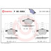 BREMBO Bremsklötze Xtra VA AUDI SEAT SKODA VW 00-11 XTRA LINE P 85 085X