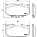 BREMBO Bremsklötze VA | NISSAN 300 ZX SUBARU Impreza 92-09 | P 56 025 BREMBO Bremsklötze VA | NISSAN 300 ZX SUBARU Impreza 92-09 | P 56 025