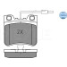 Bremsbelagsatz Citroen P. Ax 86-97 Mit Sensor | 025 212 6717/W