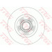 Bremsscheibe Renault T. Grand Scenic 09- Mit Lager TRW SINGLE DF6203BS