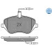 Bremsbelagsatz Peugeot S. 407 04- Mit Sensor | 025 241 3317/W Bremsbelagsatz Peugeot S. 407 04- Mit Sensor | 025 241 3317/W