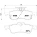 BREMBO Bremsklötze HA | HONDA Civic 12 | P 28 070 BREMBO Bremsklötze HA | HONDA Civic 12 | P 28 070