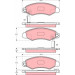 Bremsklötze VA | SUZUKI Swift,SUBARU Justy 98 | GDB3215 Bremsklötze VA | SUZUKI Swift,SUBARU Justy 98 | GDB3215