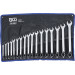 BGS Maul-Ringschlüssel-Satz | gekröpft | SW 8 - 27 mm | 17-tlg | 30302 BGS Maul-Ringschlüssel-Satz | gekröpft | SW 8 - 27 mm | 17-tlg | 30302