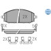Bremsbelagsatz Nissan P. Patrol 2.8Tdi 98- Mit Sensor | 025 236 1118/W Bremsbelagsatz Nissan P. Patrol 2.8Tdi 98- Mit Sensor | 025 236 1118/W