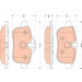 Bremsklötze HA | BMW Z4 sdrive23i+30i 09 | GDB1827 Bremsklötze HA | BMW Z4 sdrive23i+30i 09 | GDB1827