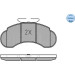 Bremsbelagsatz Db P. Mb100 87-96# | 252157314 Bremsbelagsatz Db P. Mb100 87-96# | 252157314