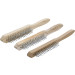 BGS Drahtbürsten-Satz Holzstiel 2-, 3-, 4-reihig 3-tlg BGS Do it yourself 85815
