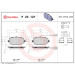 BREMBO Bremsklötze VA | LANCIA Ypsilon 03 | P 23 127
