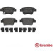 BREMBO Bremsklötze HA | TOYOTA Avensis 03-08 | P 83 047 BREMBO Bremsklötze HA | TOYOTA Avensis 03-08 | P 83 047