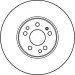 Bremsscheibe Db P. W140 300 TRW SINGLE DF2595S
