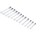 BGS Ratschenring-Maulschlüssel-Satz | flexible Köpfe | SW 8 - 19 mm | 12-tlg | 30002 BGS Ratschenring-Maulschlüssel-Satz | flexible Köpfe | SW 8 - 19 mm | 12-tlg | 30002