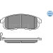 Bremsbelagsatz Fiat P. Sedici/Suzuki Sx4 06- Mit Sensor | 025 242 8016/W Bremsbelagsatz Fiat P. Sedici/Suzuki Sx4 06- Mit Sensor | 025 242 8016/W