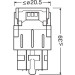 W21/5W Osram | LED Red Rot 12V | LEDriving | 7515DRP-02B W21/5W Osram | LED Red Rot 12V | LEDriving | 7515DRP-02B