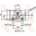 TRW Bremsrolle | BWH311