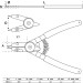 BGS Sprengringzange | für Außen-/Innensprengringe | auswechselbare Spitzen | 180 mm | 8831-1 BGS Sprengringzange | für Außen-/Innensprengringe | auswechselbare Spitzen | 180 mm | 8831-1