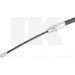 Seilzug, Feststellbremse Ford T. Mondeo 93-00 Le/Pr | 902587 Seilzug, Feststellbremse Ford T. Mondeo 93-00 Le/Pr | 902587