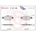 BREMBO Bremsklötze VA | ALFA Giulietta 10 | P 23 148 BREMBO Bremsklötze VA | ALFA Giulietta 10 | P 23 148