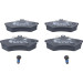 Bremsbelagsatz Vw P. Caddy/Golf/Passat/Vento 88-04 | 13.0460-2958.2 Bremsbelagsatz Vw P. Caddy/Golf/Passat/Vento 88-04 | 13.0460-2958.2