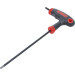 BGS Schraubendreher mit T-Griff und seitlicher Klinge T-Profil (für Torx) mit/ohne Bohrung T25 BGS Do it yourself 7880-T25