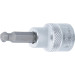 BGS Bit-Einsatz | Antrieb Innenvierkant 10 mm (3/8"""") | Innensechskant mit Kugelkopf 6 mm | 5114 BGS Bit-Einsatz | Antrieb Innenvierkant 10 mm (3/8"""") | Innensechskant mit Kugelkopf 6 mm | 5114