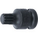 BGS Kraft-Bit-Einsatz | Antrieb Innenvierkant 12,5 mm (1/2"""") | Innenvielzahn (für XZN) M14 | 5381-M14 BGS Kraft-Bit-Einsatz | Antrieb Innenvierkant 12,5 mm (1/2"""") | Innenvielzahn (für XZN) M14 | 5381-M14