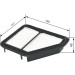 Luftfilter | HONDA Civic | F 026 400 132 Luftfilter | HONDA Civic | F 026 400 132