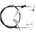 A.B.S. Handbremsseil Seilzug Festellbremse K14093