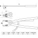 BGS Sprengringzange | abgewinkelt | für Außensprengringe | 500 mm | 6739 BGS Sprengringzange | abgewinkelt | für Außensprengringe | 500 mm | 6739