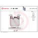 BREMBO Bremsklötze Xtra HA | BMW 1, 2, 3, 4 10 | P 06 087X BREMBO Bremsklötze Xtra HA | BMW 1, 2, 3, 4 10 | P 06 087X