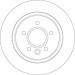 76 482 023 Bremsscheibe HA | VOLVO V40 12 | DF6535 76 482 023 Bremsscheibe HA | VOLVO V40 12 | DF6535