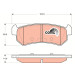 Bremsklötze HA | DAEWOO,CHEV Lacetti,Nubira 03 | GDB3348 Bremsklötze HA | DAEWOO,CHEV Lacetti,Nubira 03 | GDB3348